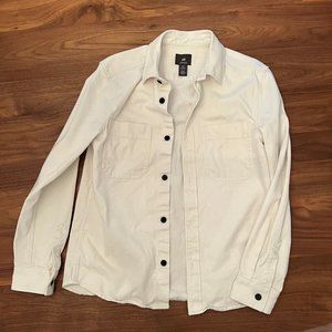 H&M Regular Fit Overshirt- Cream